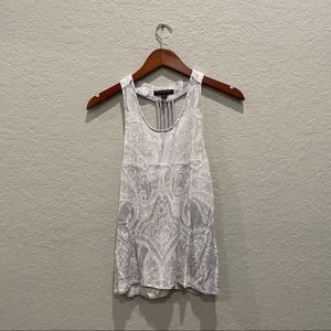 BANANA REPUBLIC light palette paisley pattern tank